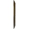Ekena Millwork Classic Ceiling Medallion (Fits Canopies up to 12 3/4"), Hnd-Painted Brass, 18 5/8"OD 4"ID x 1 1/8"P CM19CLBRS - alternate 5